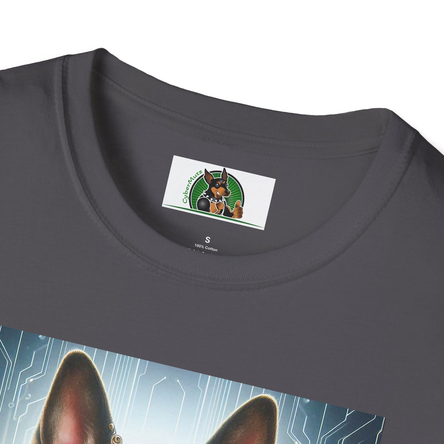 German Shepherd metal man T-Shirt Printify