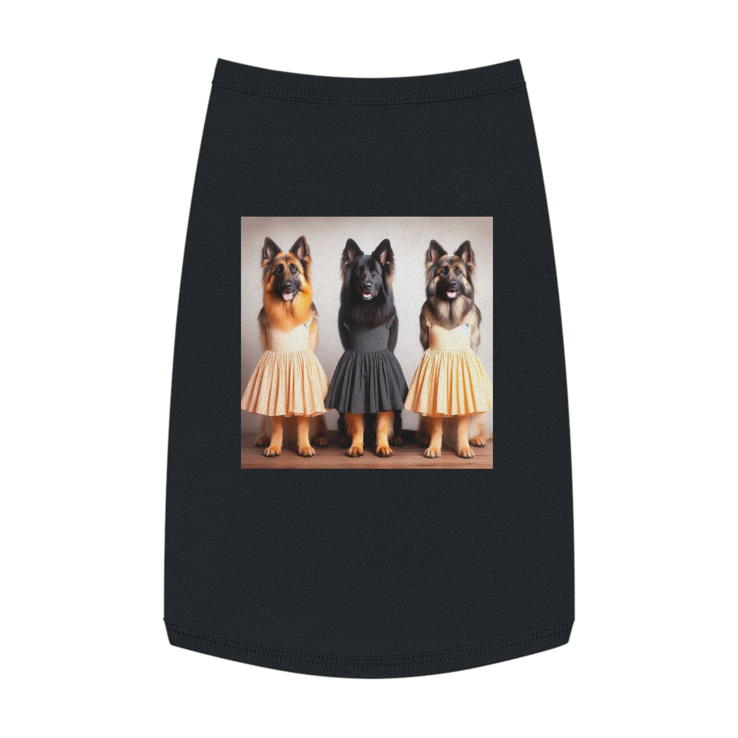 Pet Tank Top German Shepherd Pets Printify L Black