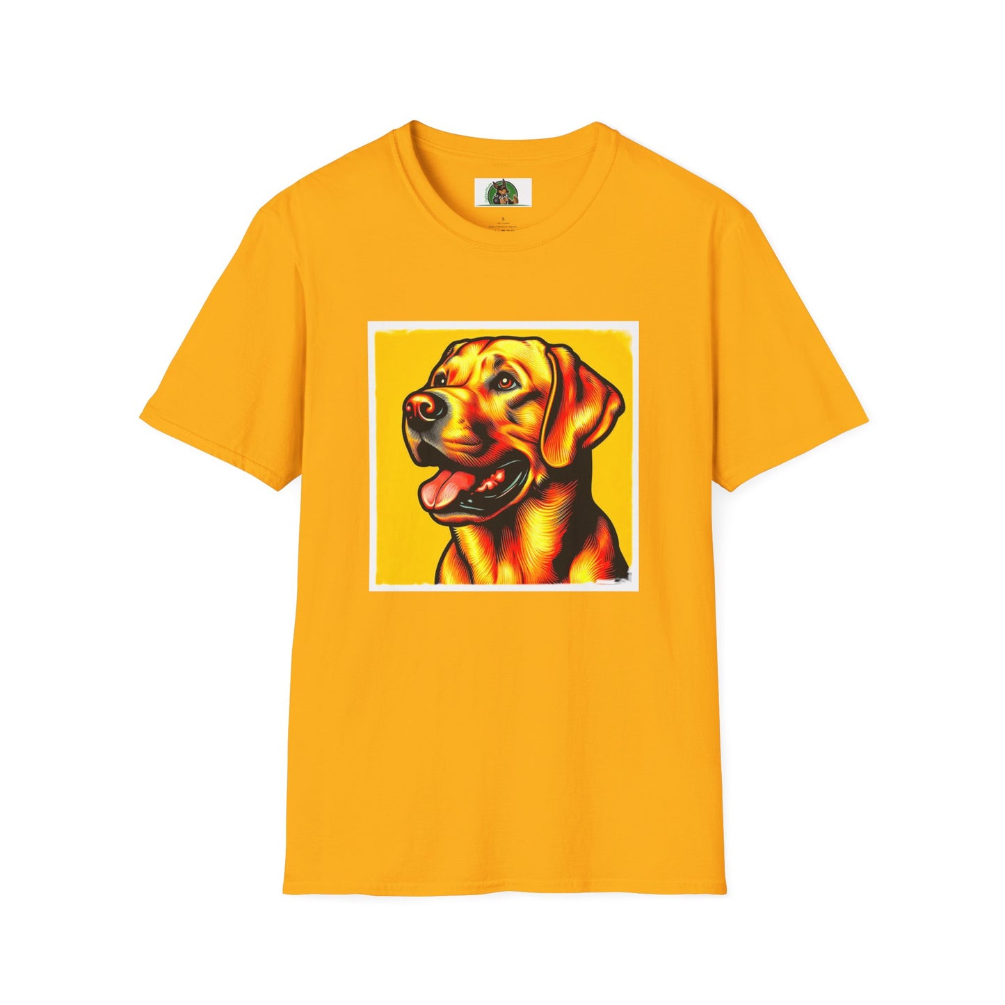 Labrador Retriever T-Shirt Printify S Gold 