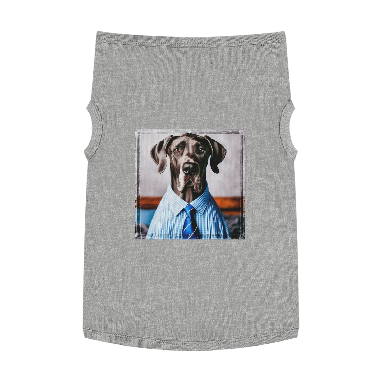 Pet Tank Top Great Dane Pets Printify XL Heather