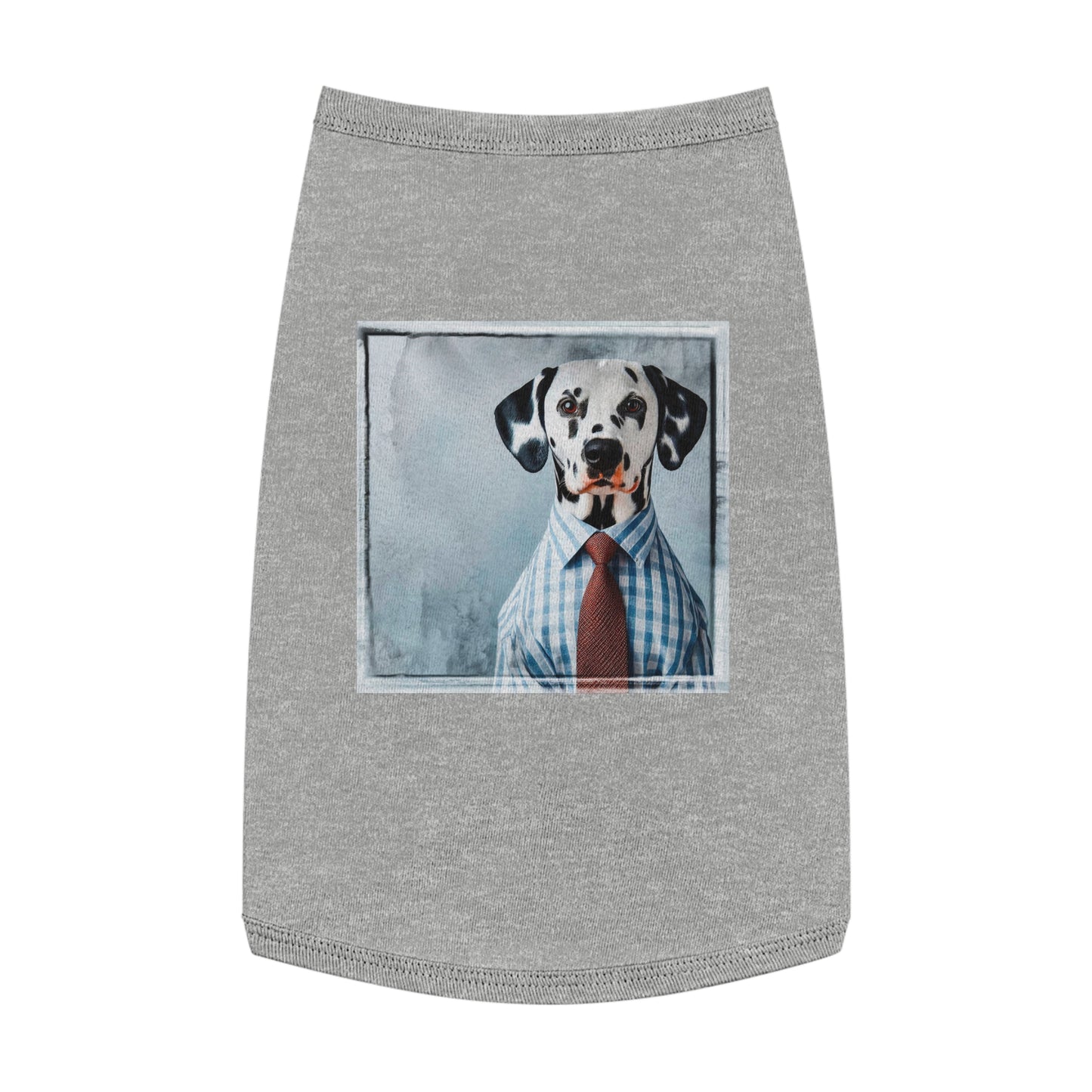 Pet Tank Top Dalmatian Pets Printify L Heather 