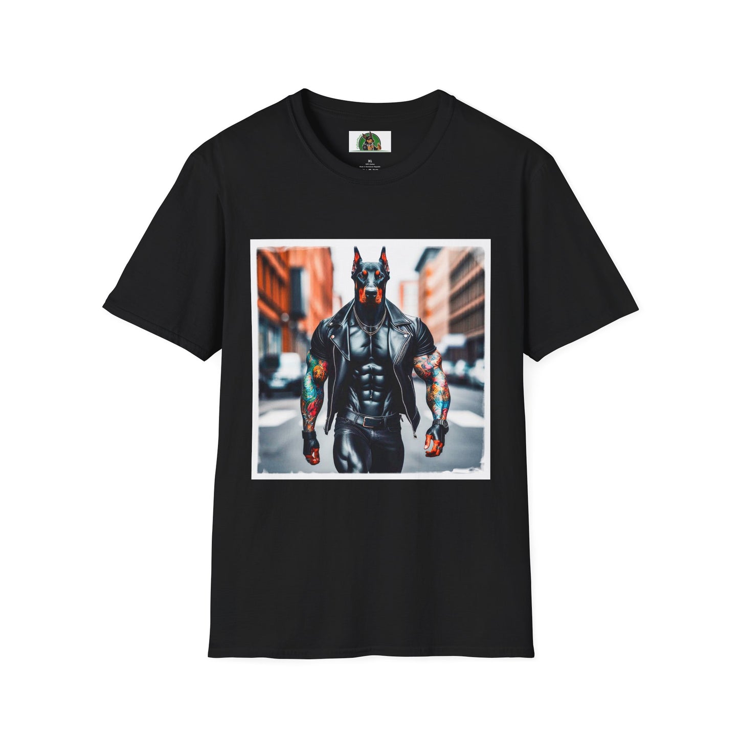 Doberman T-Shirt Printify XS Black