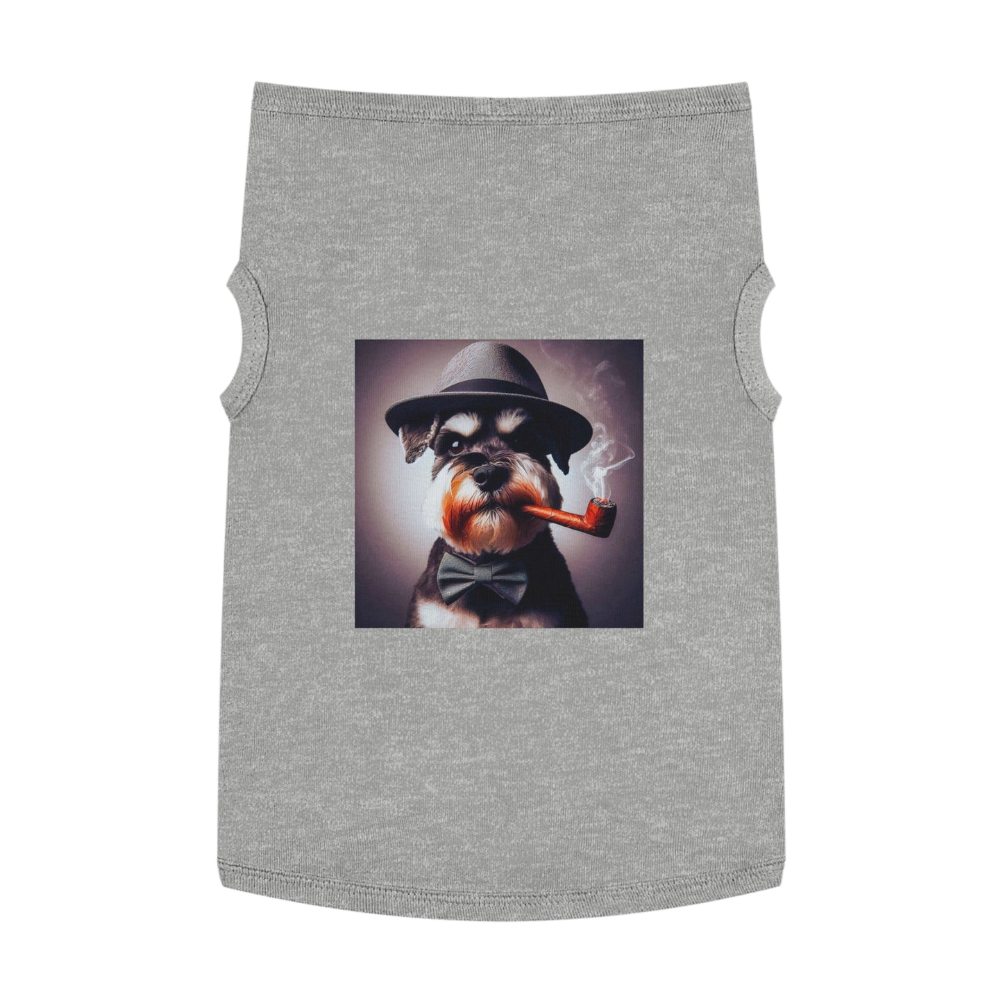 Pet Tank Top Miniature Schnauzer Pets Printify XL Heather 