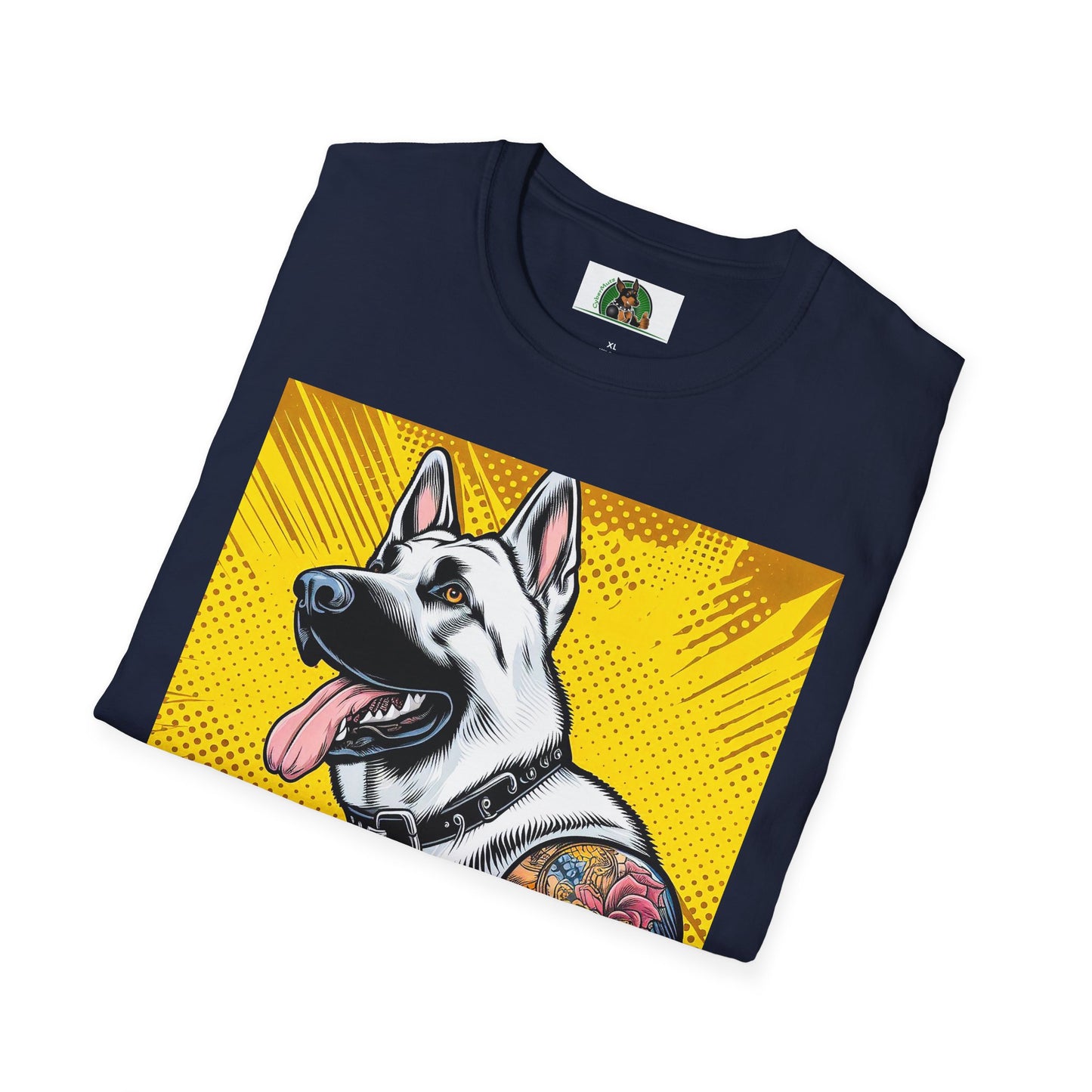 German Shepherd tattoo shirt T-Shirt Printify