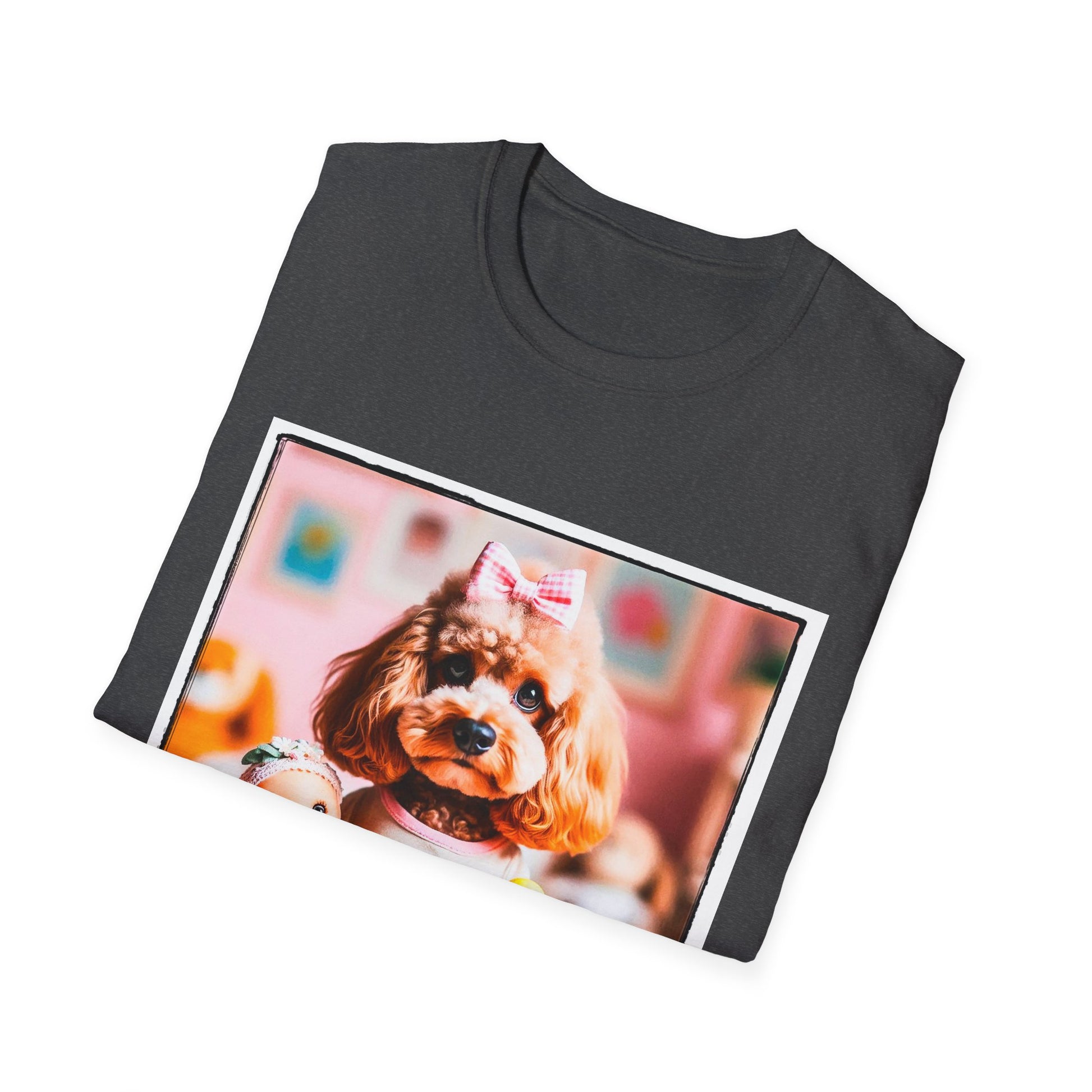 CockerPoo babydoll t shirt T-Shirt Printify