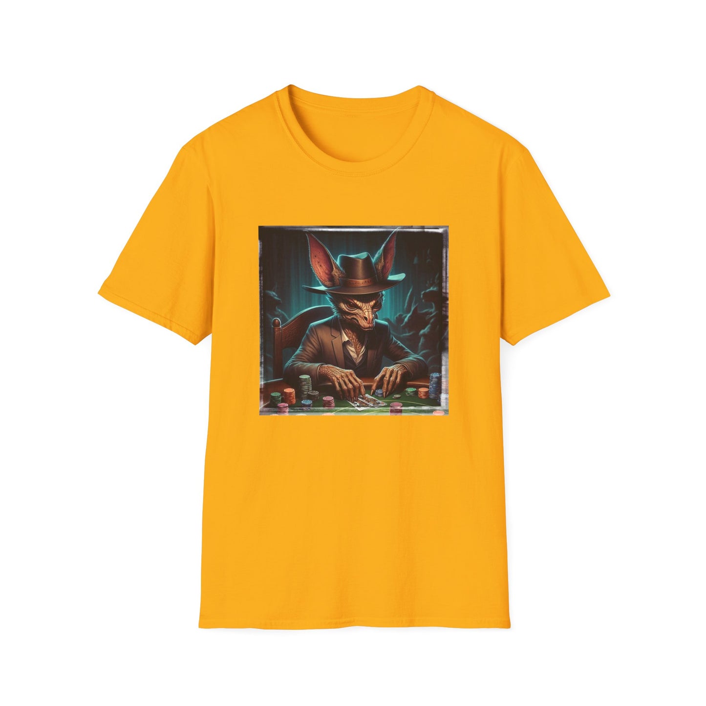 Chupacabra T-Shirt Printify S Gold 