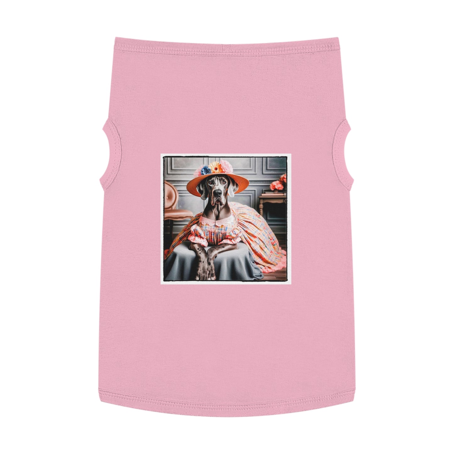 Pet Tank Top Great Dane Pets Printify XL Pink 