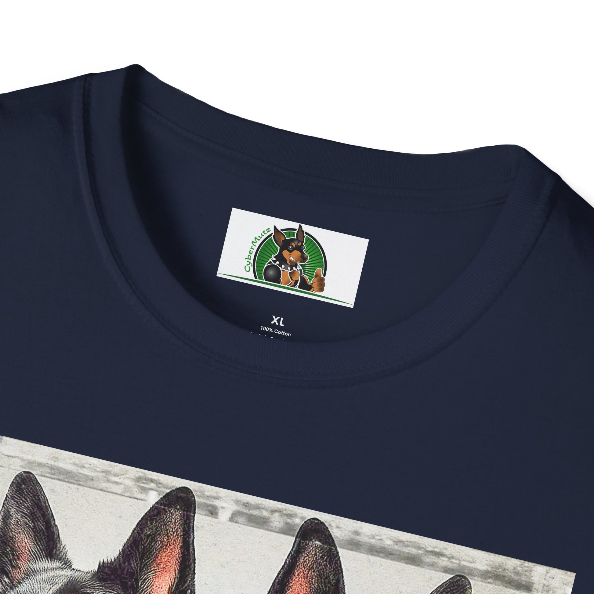 German Shepherd two trainers shirt T-Shirt Printify
