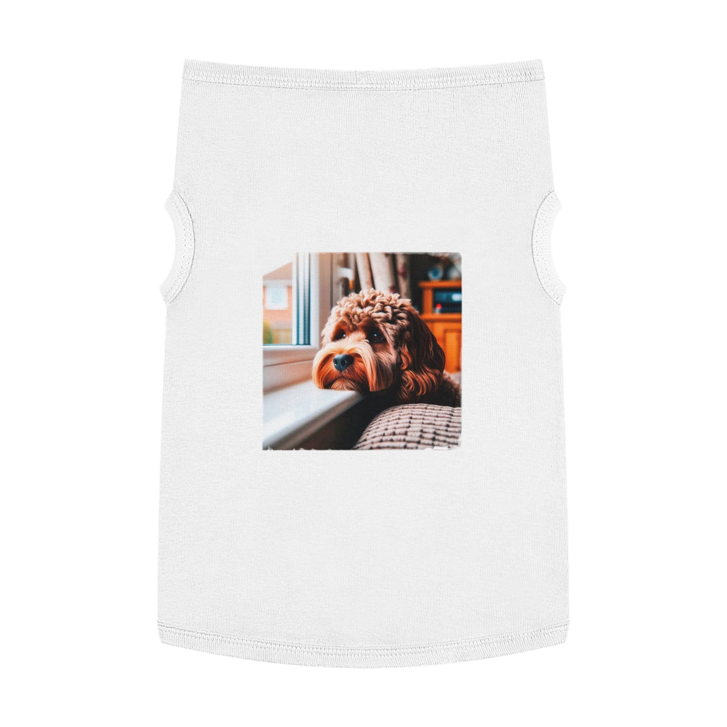 Pet Tank Top CockerPoo Pets Printify XL White