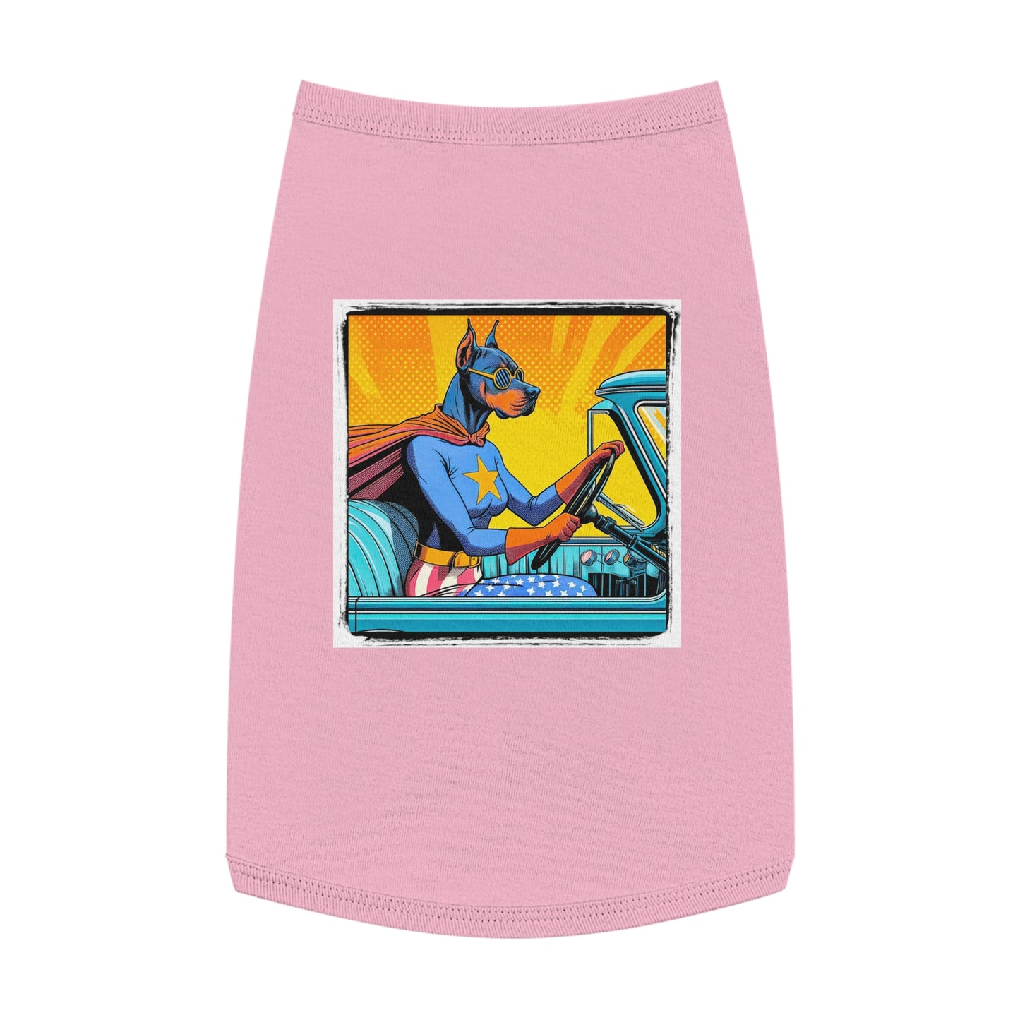 Pet Tank Top Great Dane Pets Printify L Pink