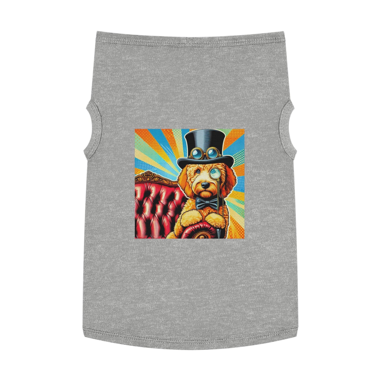 Pet Tank Golden Doodle steampunk shirt Pets Printify XL Heather