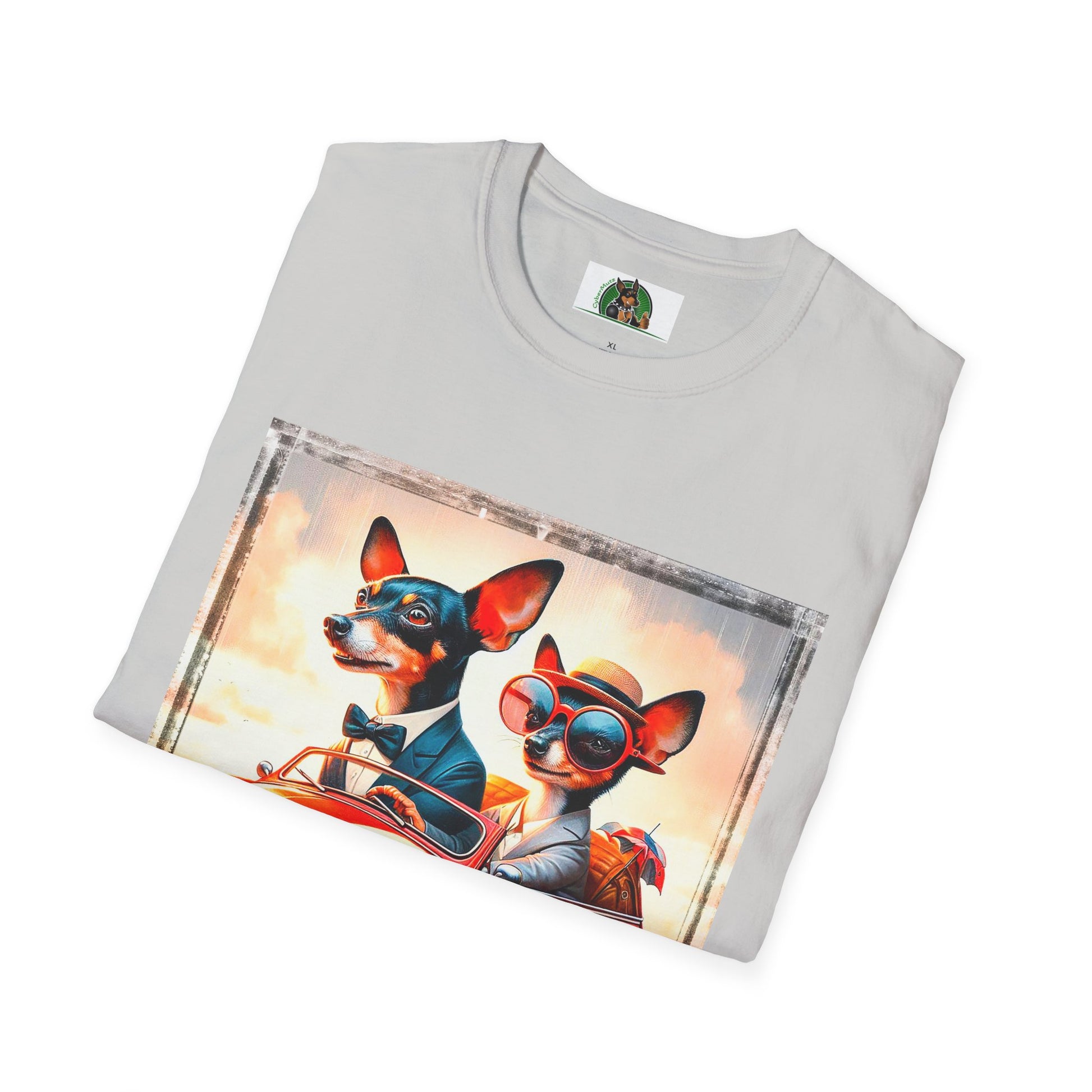 Wacky Rat Terrier T-Shirt T-Shirt Printify   