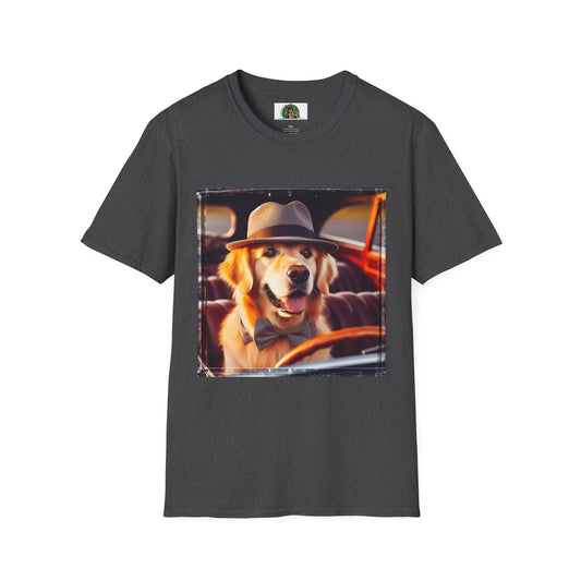 Golden Retriever T-Shirt Printify XS Dark Heather