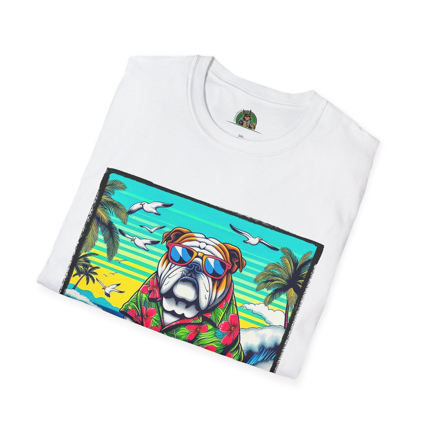 Bulldog T-Shirt Printify