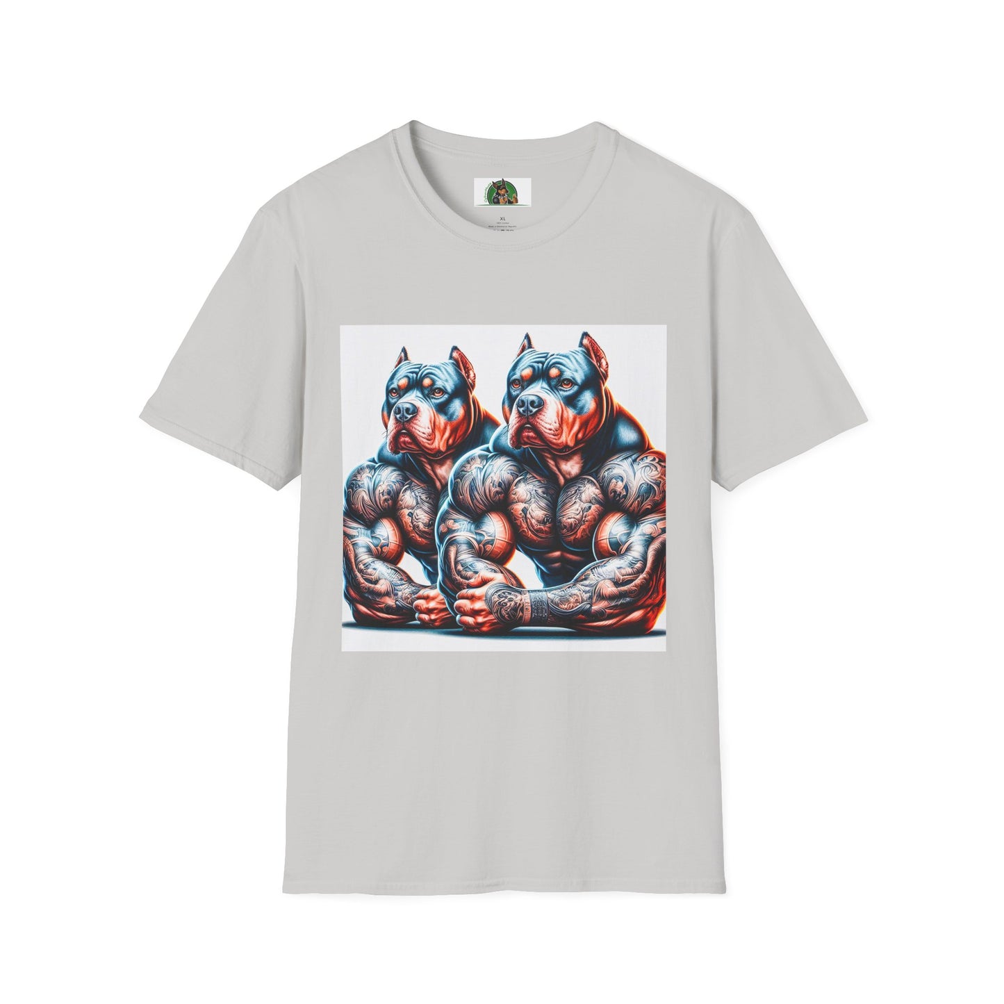 Pit Bull personal trainers shirt T-Shirt Printify S Ice Grey
