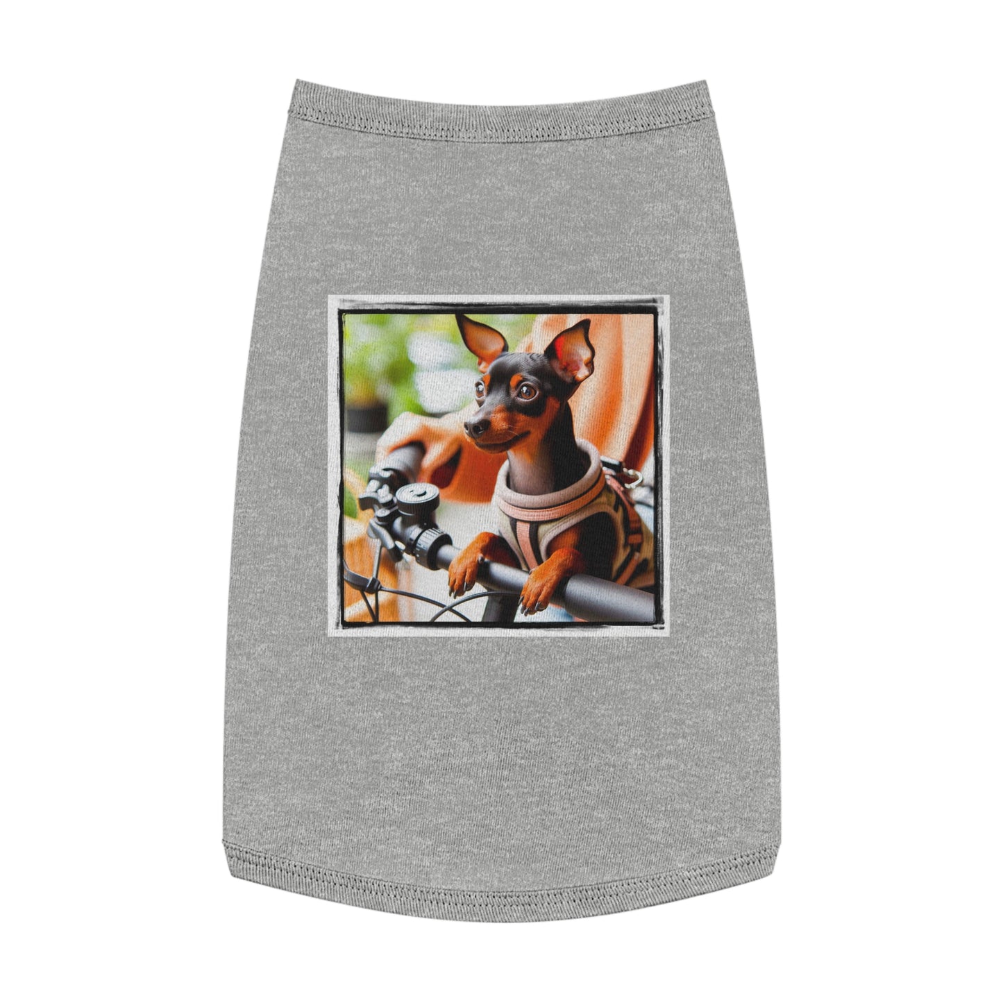 Dog Tank Top - Min Pin Tank Tops Pets Printify   