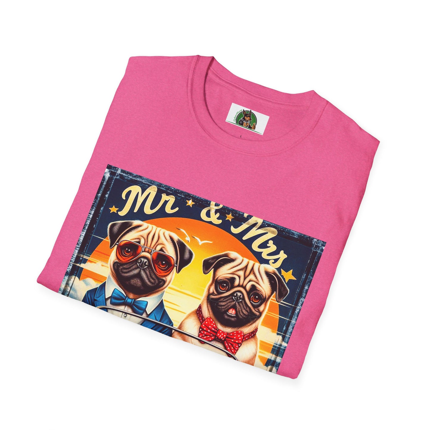 Wacky Pugs T-Shirt Printify   