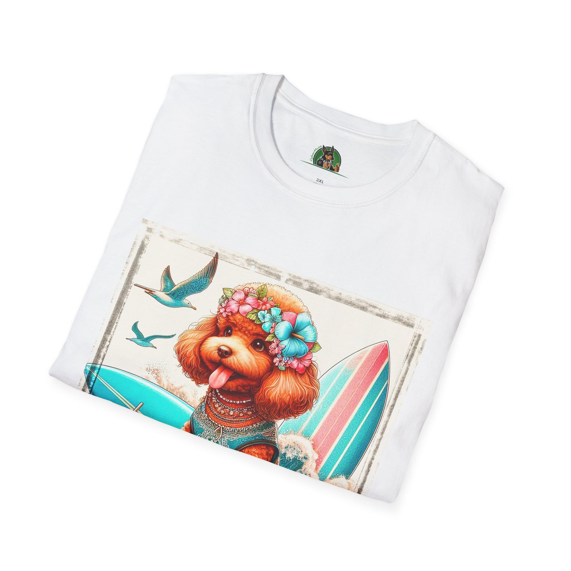 Poodle T-Shirt Printify