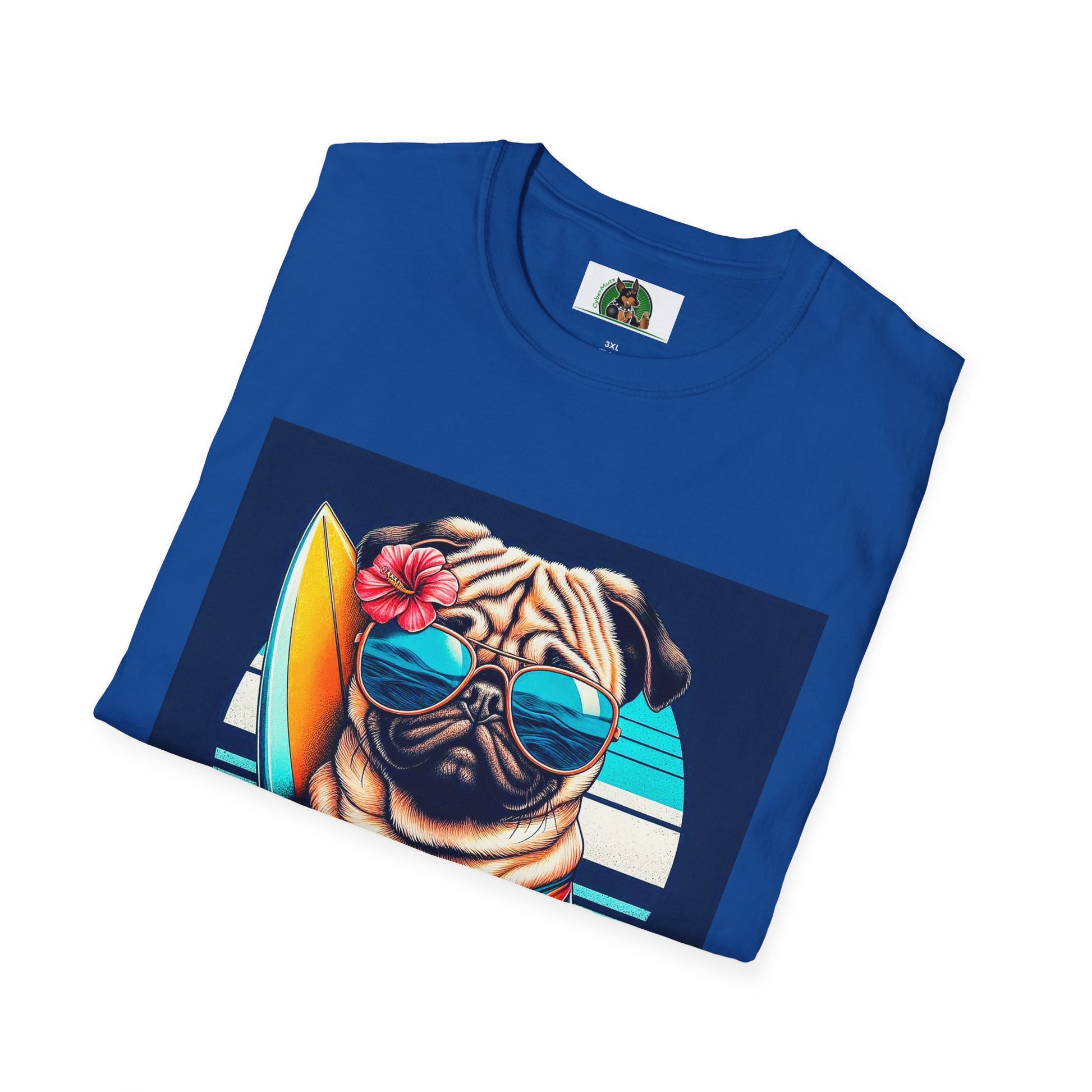 Pugs T-Shirt Printify   