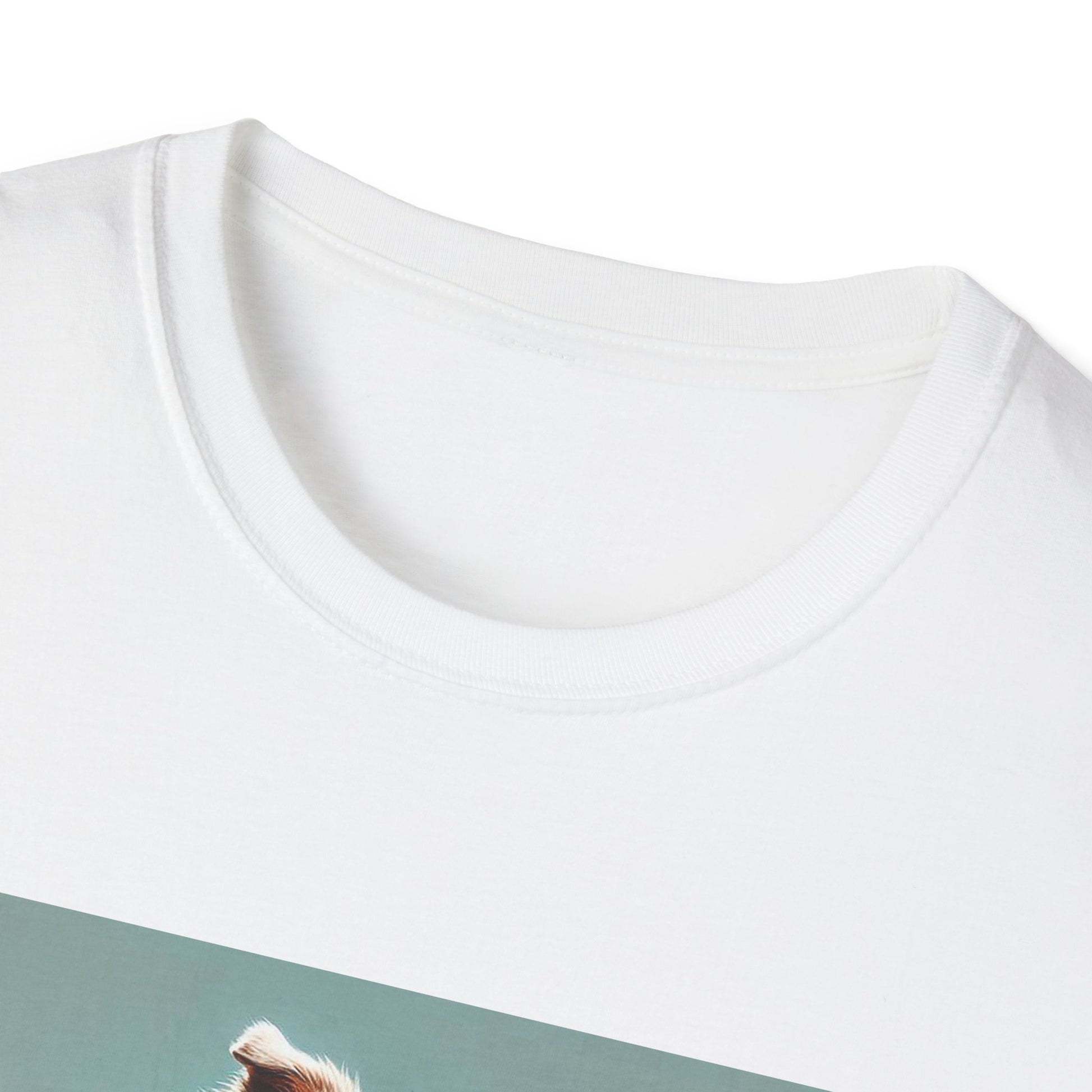 Dog Lover T-Shirt - Dancing Dog Australian Shepherd T-Shirt Printify