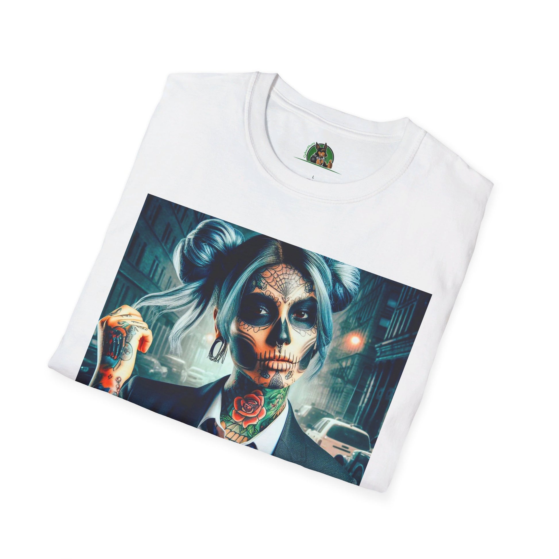 Zombie Girl T-Shirt Printify   