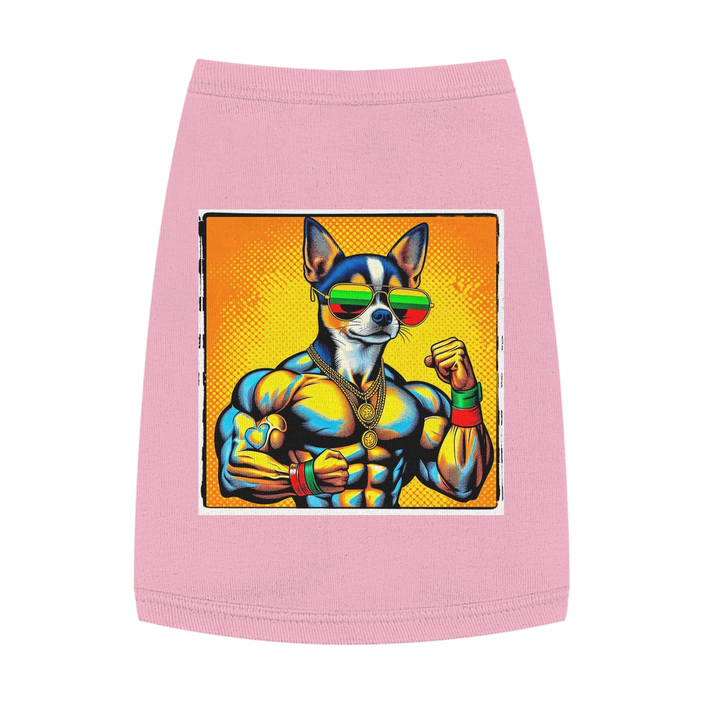 Pet Tank Top Chihuahua Pets Printify M Pink