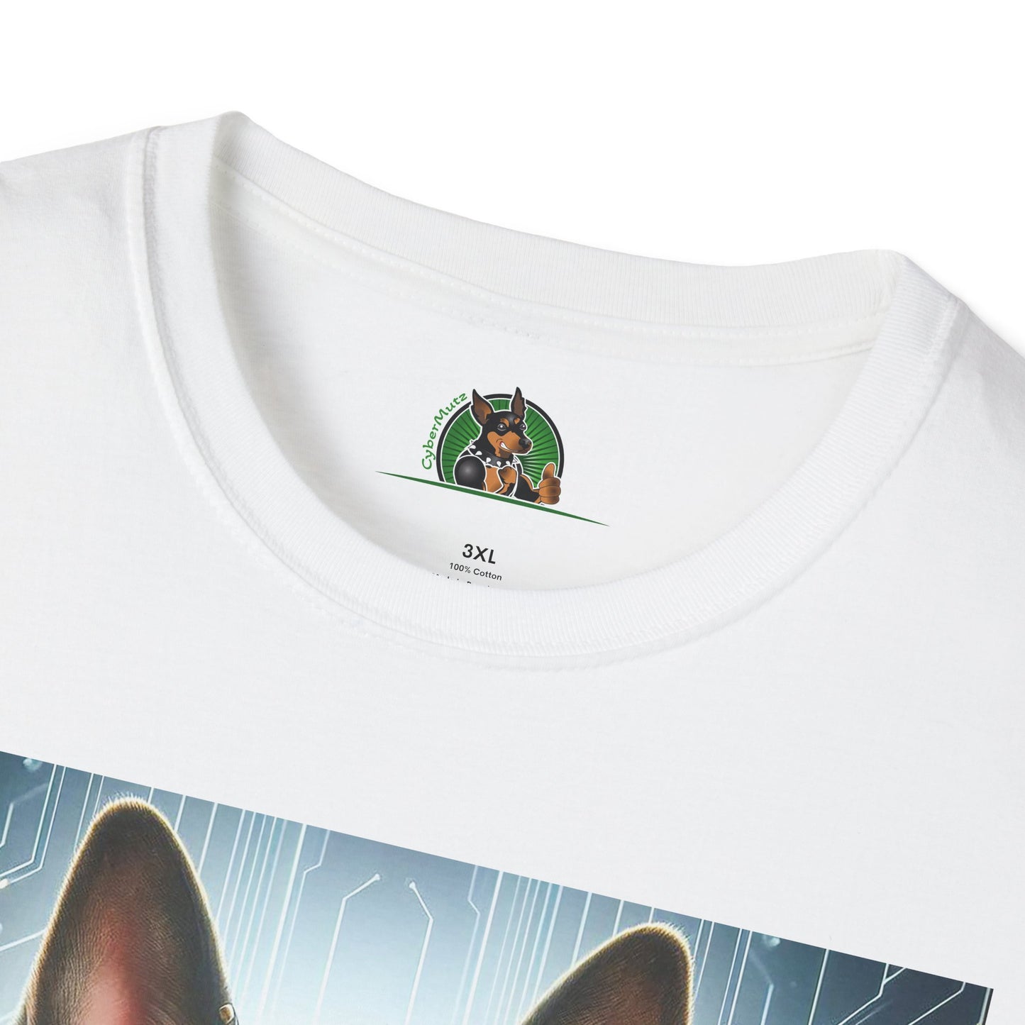 German Shepherd metal man T-Shirt Printify