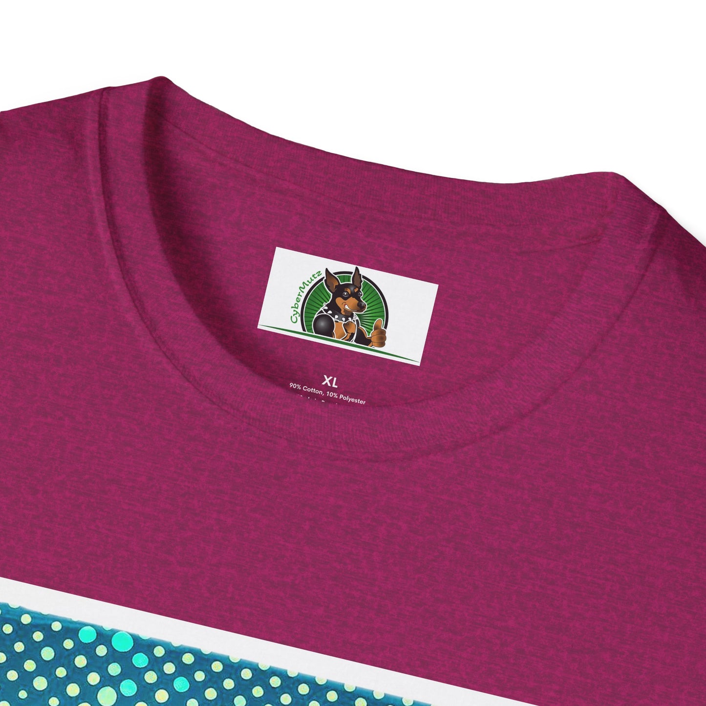 Wacky Australian Shepherd Dog In Colorful Car