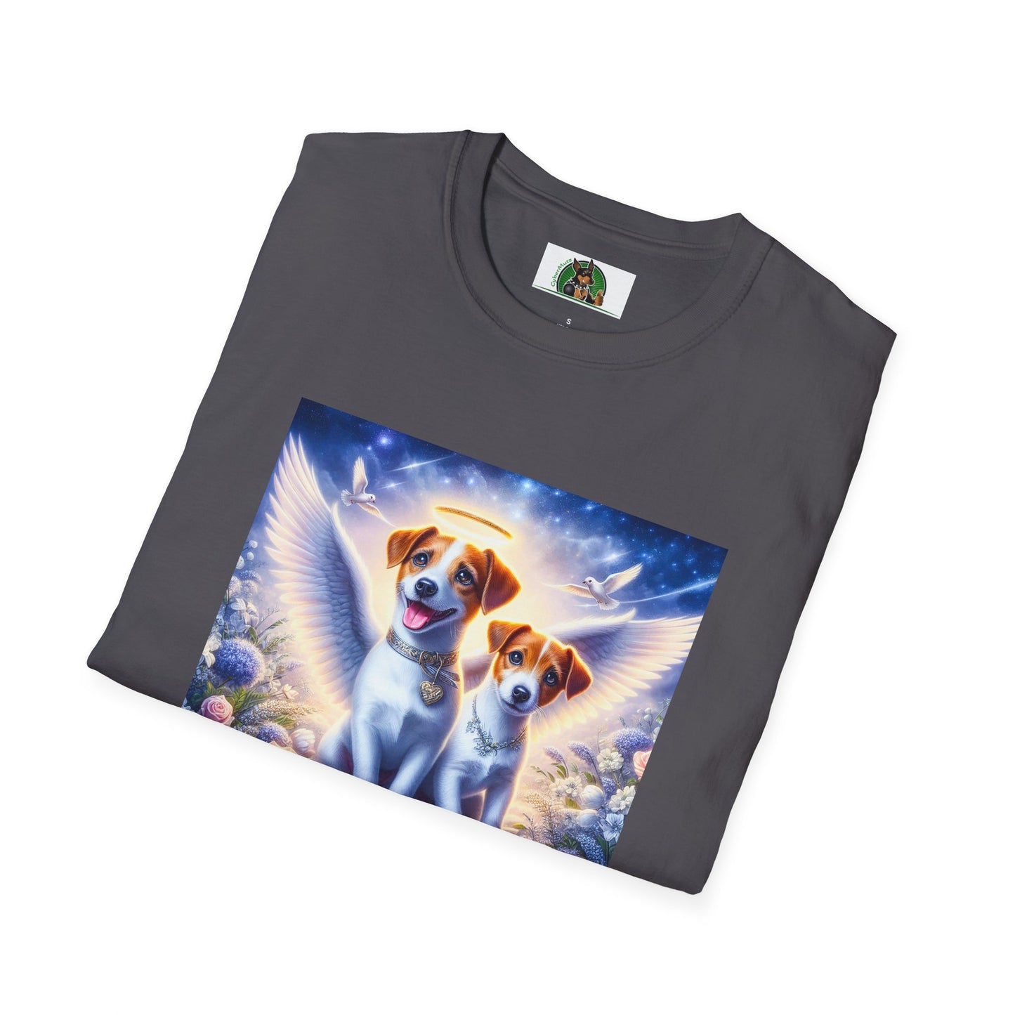 Jack Russell Puppy Angels T-Shirt Printify