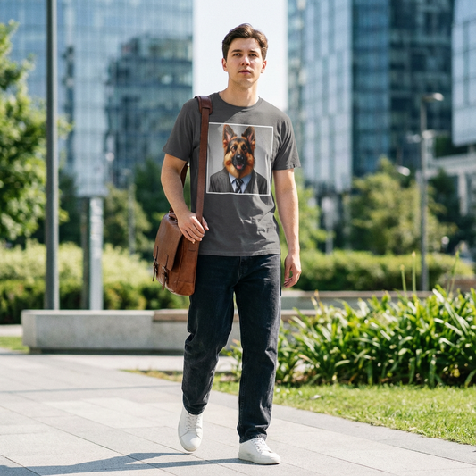 German Shepherd My Alter Ego Dog Graphic Tee - CyberMutz T-Shirt Printify