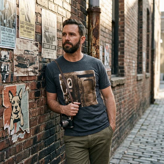 Mis·cel·la·ne·ous Old Gas Pump T-Shirt Printify