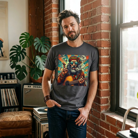 Wacky Old Dude Graphic Tee - Quirky Cotton Comfort | CyberMutz T-Shirt Printify