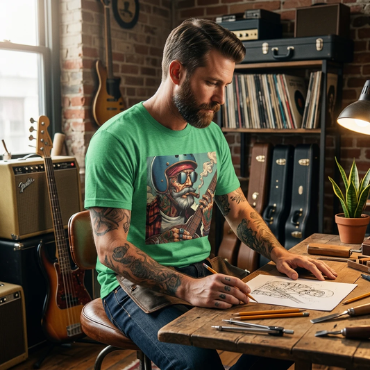 Wacky Guitareon T-Shirt Printify