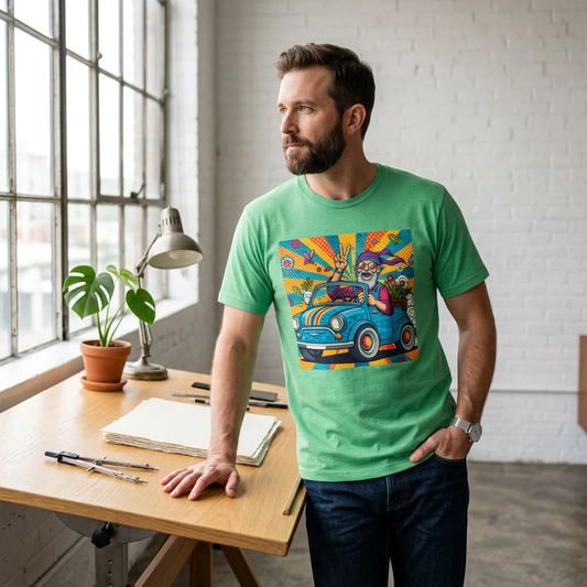 Wacky Peace Dude T-Shirt Printify