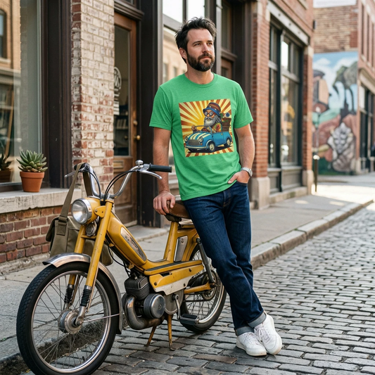Wacky Retired Dude T-Shirt Printify