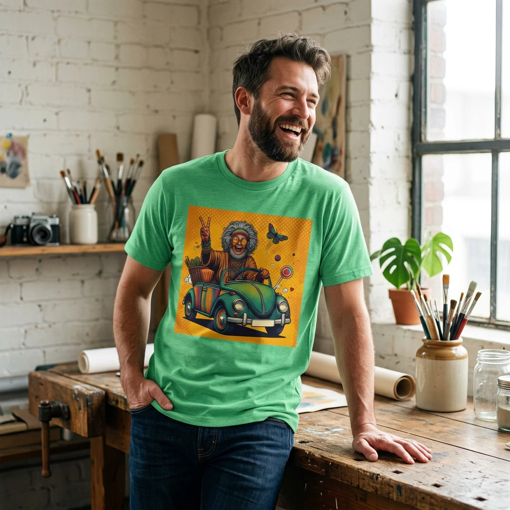 Peace Love and Wacky T-Shirt Printify
