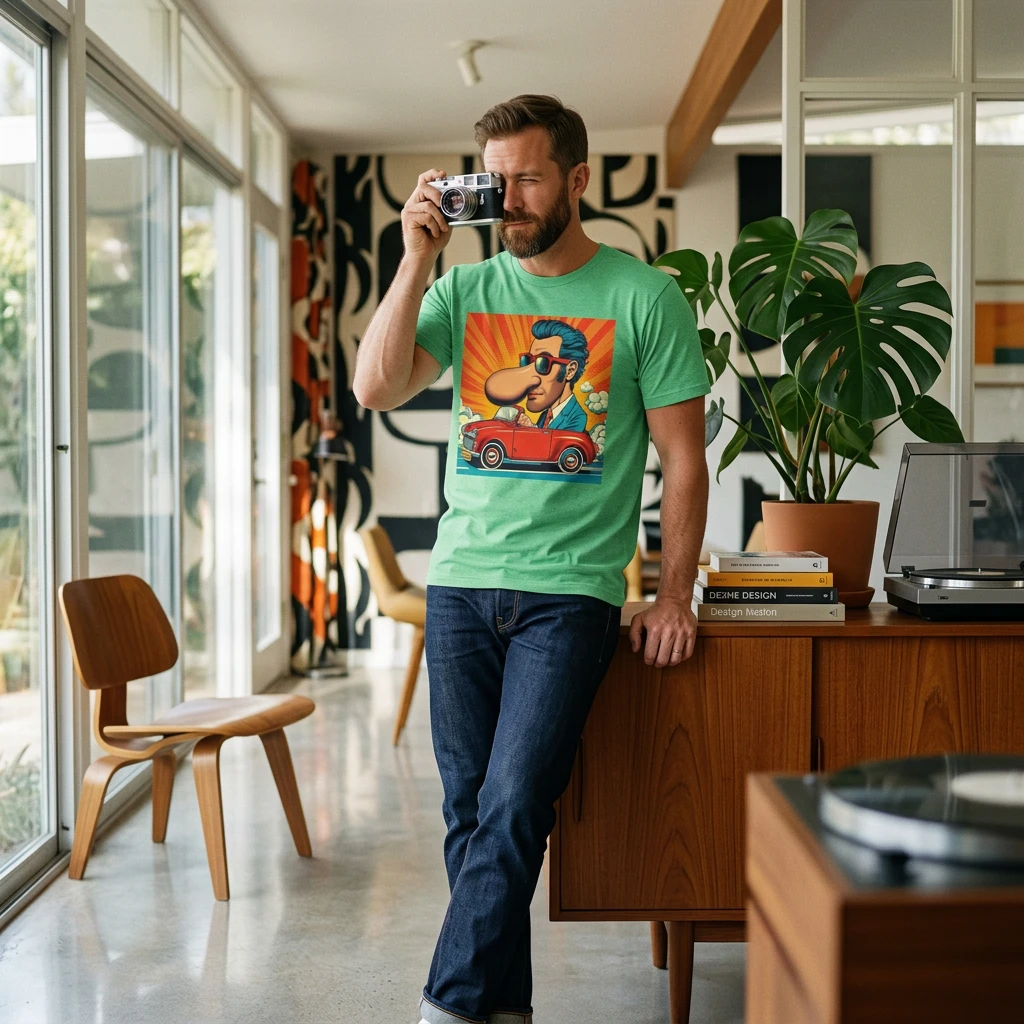 Nasal Wacky Dude T-Shirt Printify