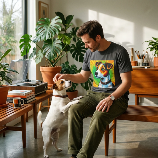 Jack Russell Pop Art T-Shirt Printify