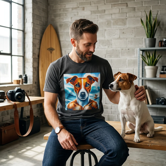 Jack Russell Buffed Out T-Shirt Printify