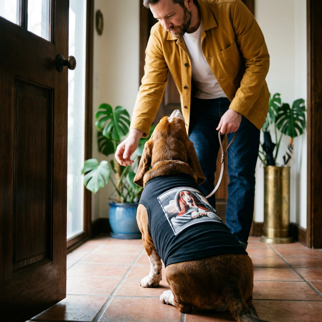 Pet Tank Top For Basset Hound Lovers Cute Classic Charm Design Perfect For Walks And Everyday Wear Pets Printify