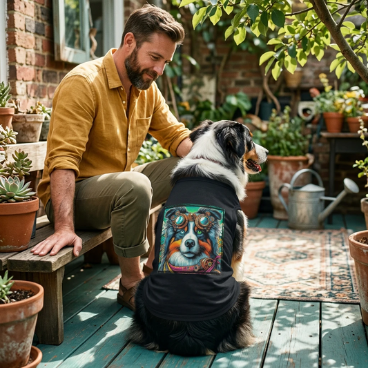 Australian Shepherd Pet Tank Top With Breed Inspired Artwork For Energetic Dogs Pets Printify
