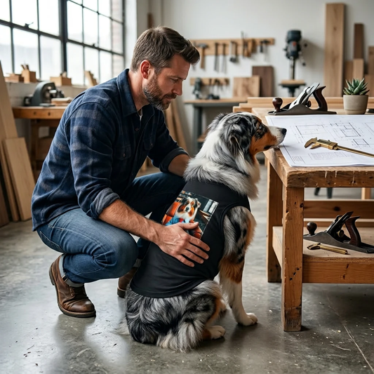 Australian Shepherd Pet Tank Top For Dog Lovers With Eye Catching Print And Comfort Pets Printify