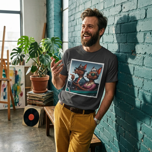 Chupacabra Smoke Drive Graphic T Shirt Inspired By Latin Folklore Puerto Rico And Mexico T-Shirt Printify