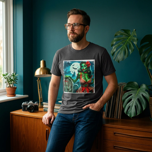Zombie pin up shirt T-Shirt Printify