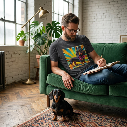 Dachshund Bowtie T Shirt For Dog Lovers Cute Long Bodied Breed Tee Gift Idea For Dachshund Owners And Breed Enthusiasts T-Shirt Printify
