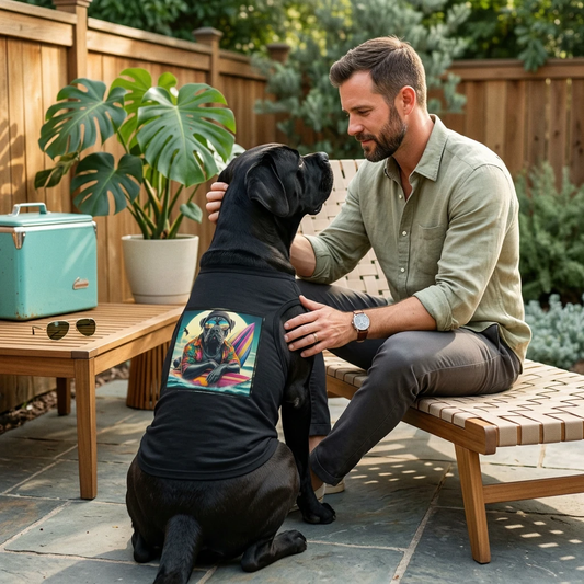 Cane Corso Dog Tank Top Surfer Style Beachwear Premium Lightweight Breathable Graphic Apparel For Large Breed Dogs Pets Printify