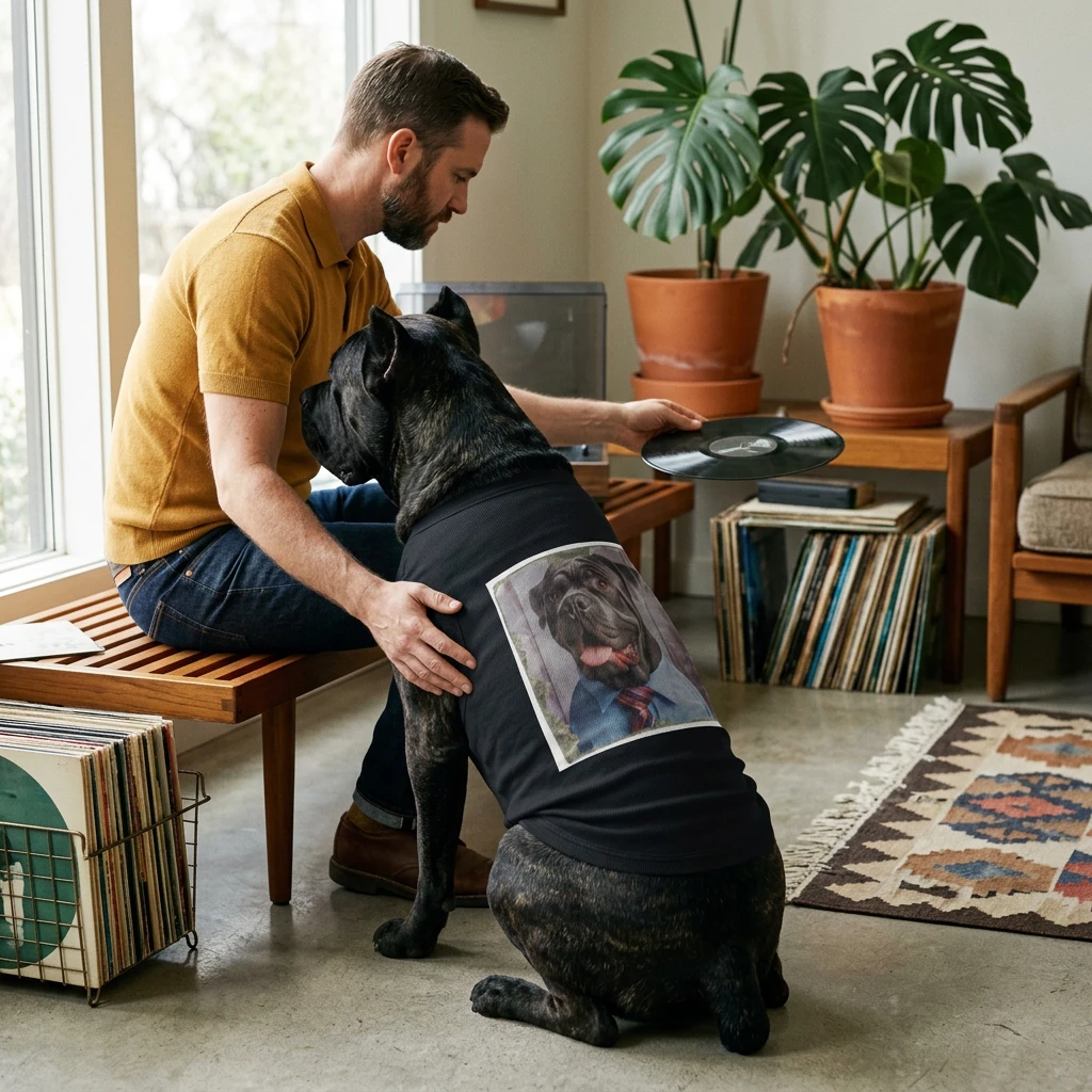Cane Corso Tank Top Dog Shirt With Tie For Large Breed Dogs Premium Quality Apparel Pets Printify