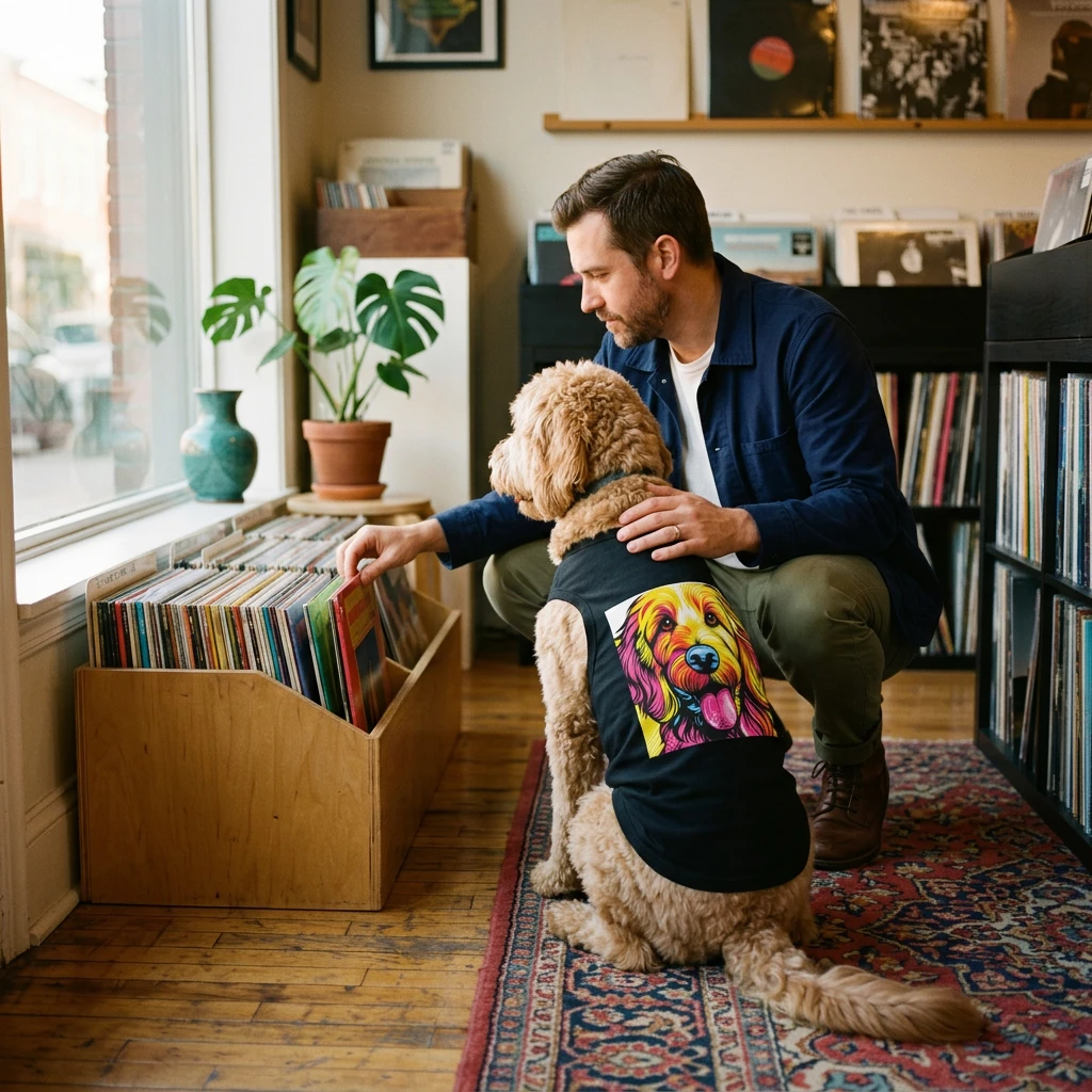 Pet Tank Golden Doodle pretty colors shirt Pets Printify