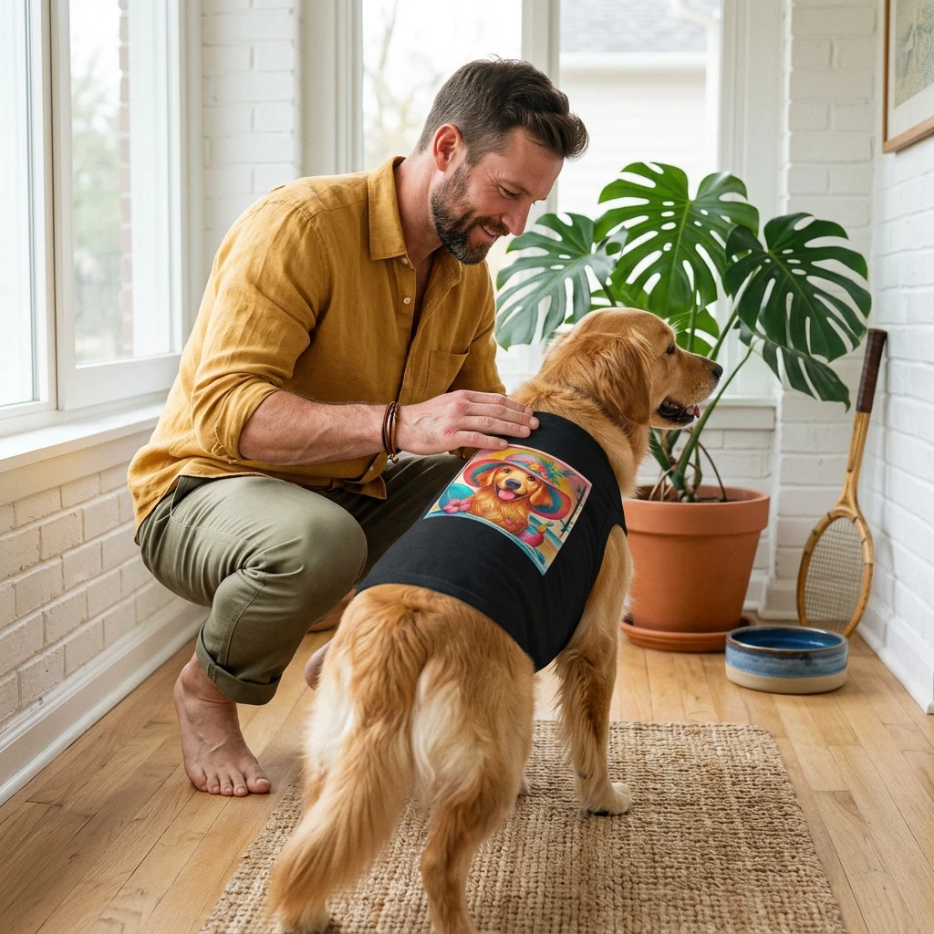 Golden Retriever pretty hat shirt Pets Printify