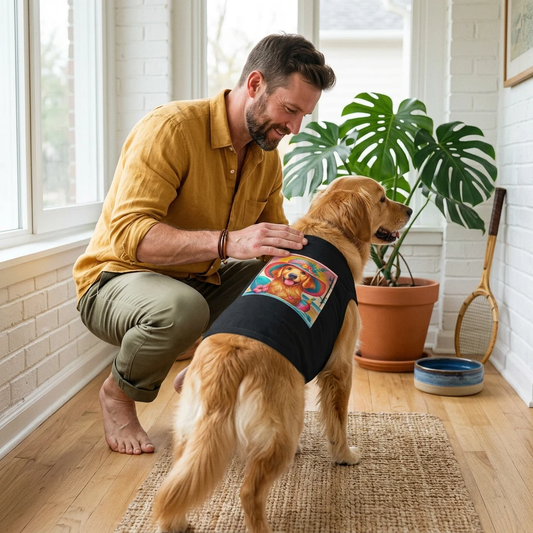 Golden Retriever pretty hat shirt Pets Printify